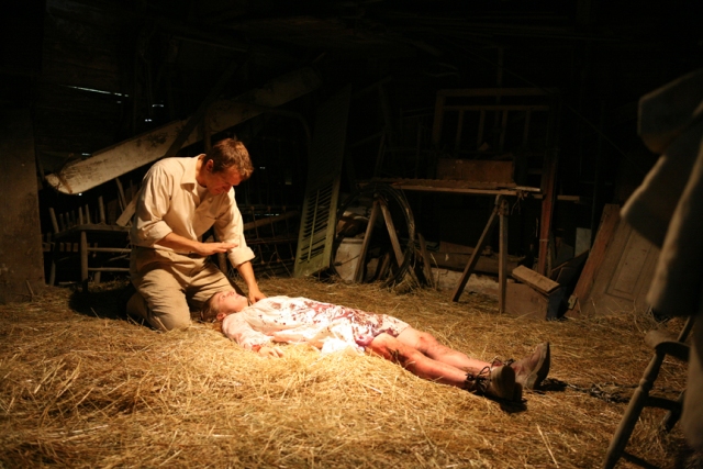 Patrick Fabian and Ashley Bell star in Daniel Stamm’s The Last Exorcism.