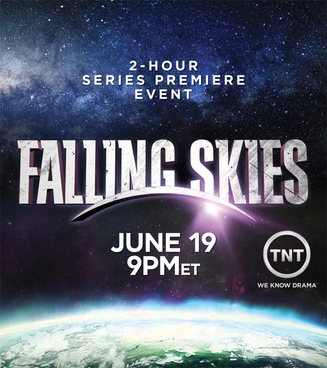 Falling Skies premieres on TNT on June 19, 2011 at 9 p.m. ET/PT