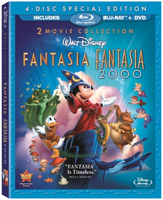 Fantasia/Fantasia 2000 was released on Blu-Ray and DVD on November 30th, 2010