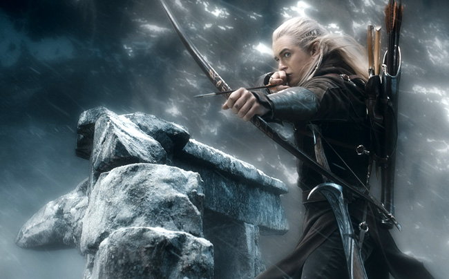 Orlando Bloom as Legolas in The Hobbit: The Battle of the Five Armies