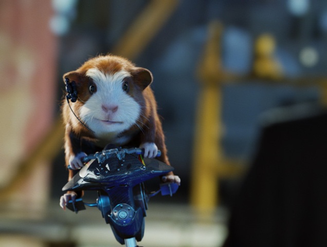 Sam Rockwell voices a highly trained guinea pig in Hoyt Yeatman’s highly unbearable G-Force.