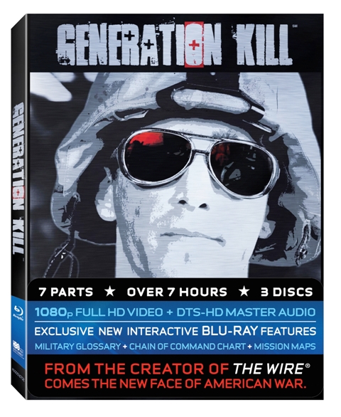 Generation Kill will be released on Blu-Ray on June 16th, 2009.