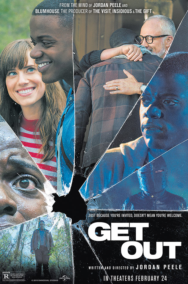 The movie poster for Get Out from the mind of Jordan Peele