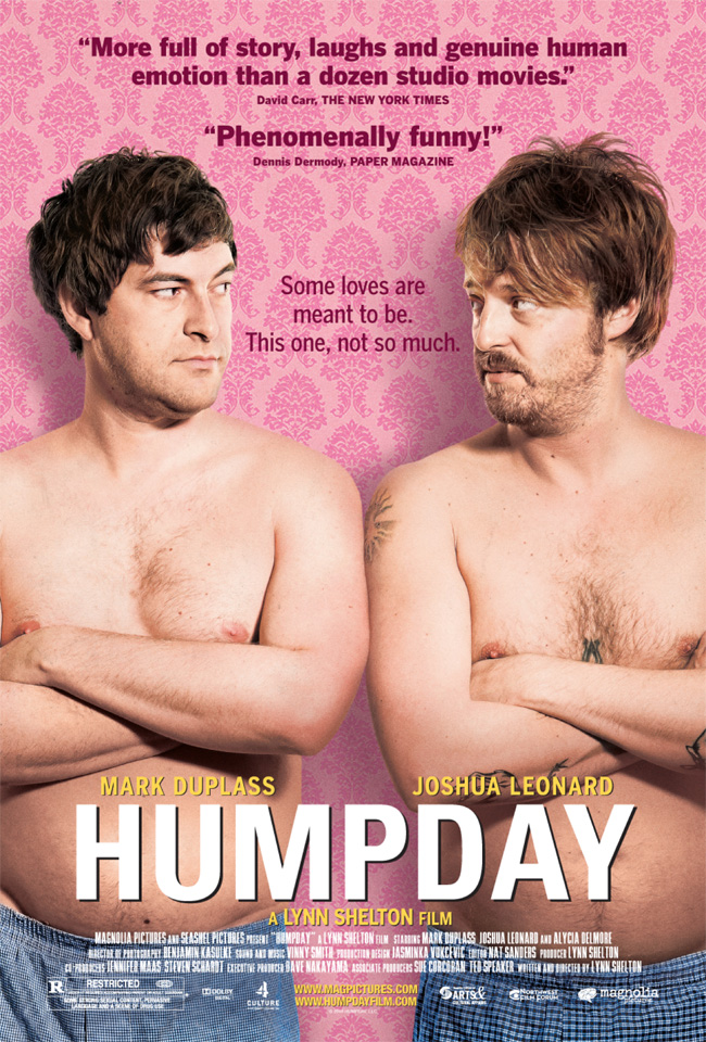 Humpday stars Mark Duplass and Joshua Leonard from director Lynn Shelton