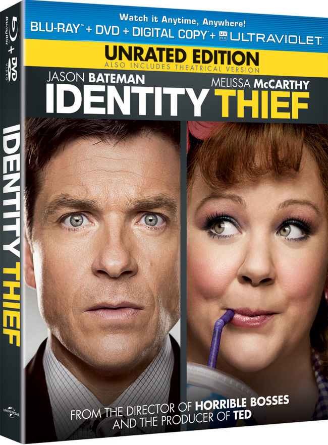 Identity Thief with Jason Bateman and Melissa McCarthy came to to Blu-ray and DVD combo pack on June 4, 2013