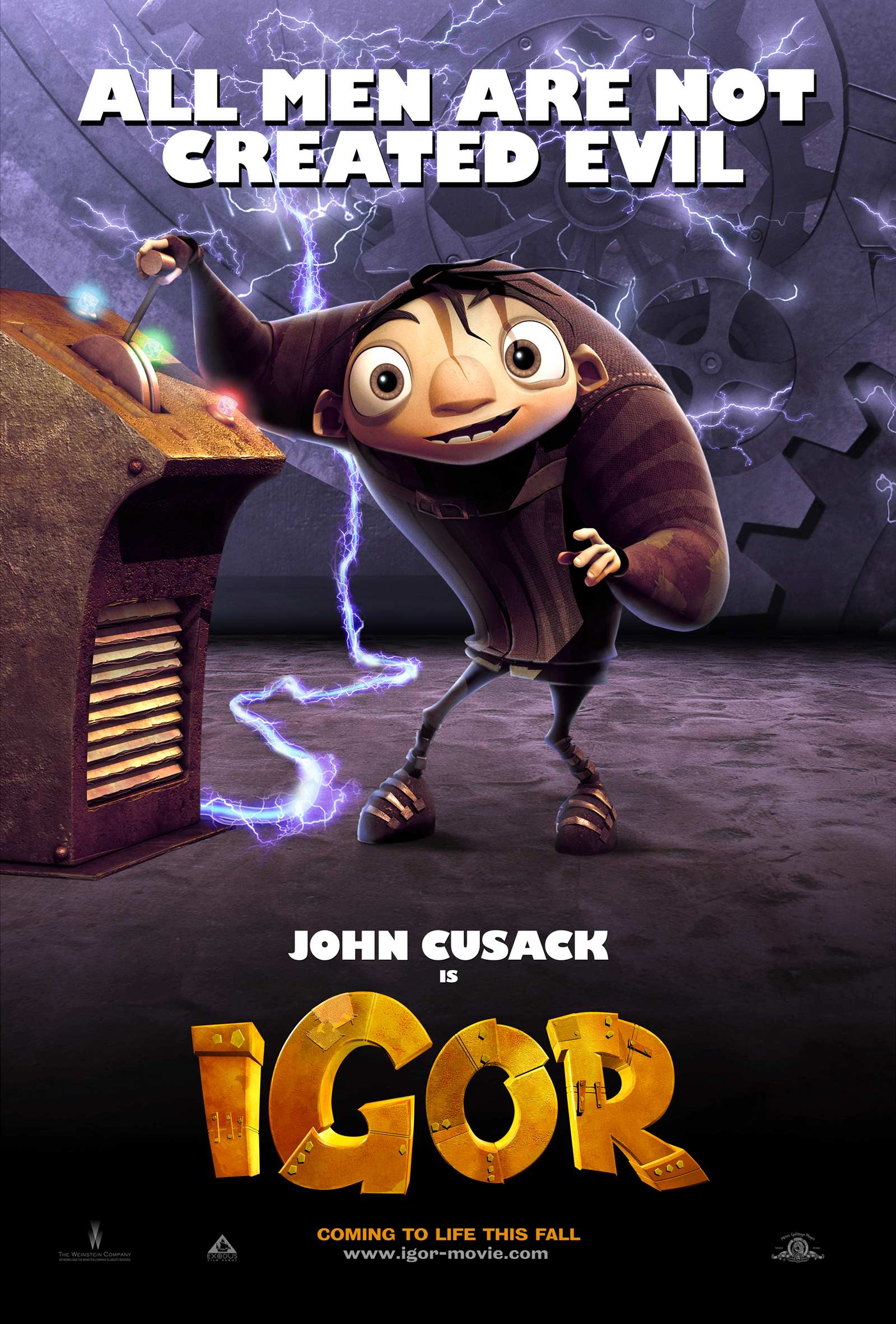 John Cusack Is Mad Scientist’s Hunchbacked Lab Assistant In Animated ‘igor’ Poster Released