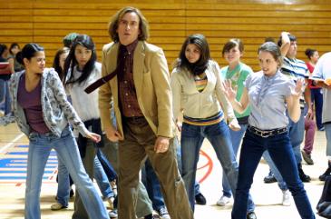 Melonie Diaz (left), Steve Coogan (center) and Phoebe Strole (right) star in Andy Fleming's comedy Hamlet 2