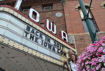 Rebecca and Marianne Fons of the Iowa Theater