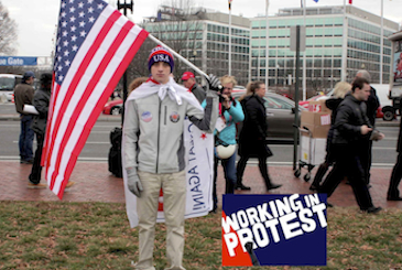 Working in protest