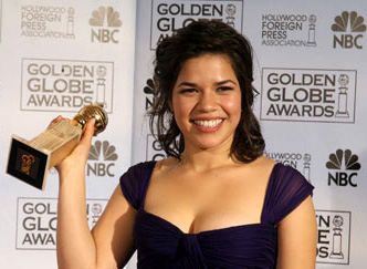 America Ferrara at the Golden Globe Awards