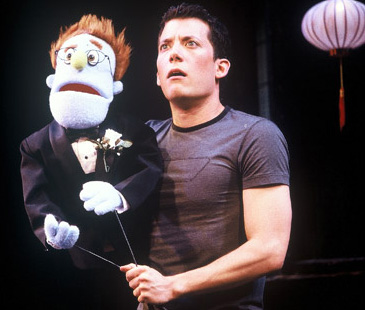 Rod and John Tartaglia in Avenue Q in Chicago