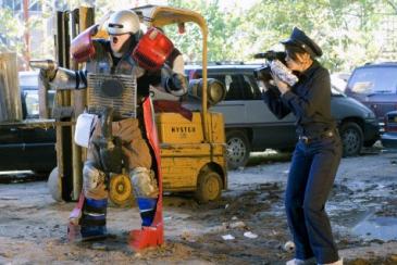 Jack Black (left) and Melonie Diaz in Be Kind Rewind