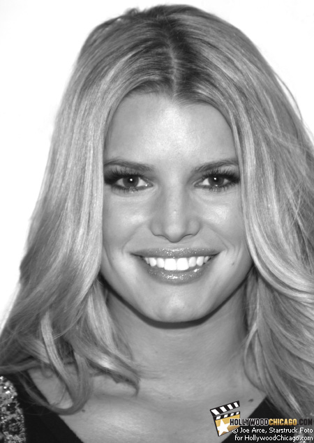 Singer, actress and fashion icon Jessica Simpson sports a fancy greeting for the HollywoodChicago.com lens on Dec. 6, 2008 at the launch of her new Fancy fragrance at Macy's on State Street in downtown Chicago