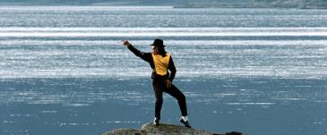 Diego Luna as Michael Jackson in Mister Lonely, which is directed by Harmony Korine