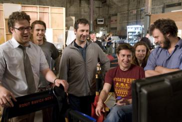 Seth Rogen, James Franco, Judd Apatow, David Gordon Green, Shauna Robertson, Evan Goldberg, Pineapple Express (14)