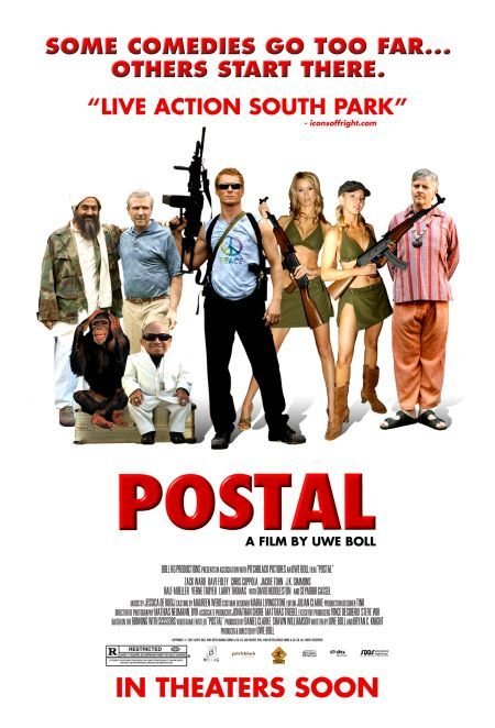 The movie poster for Postal