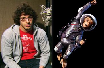 Andy Samberg voices Ham III in Space Chimps