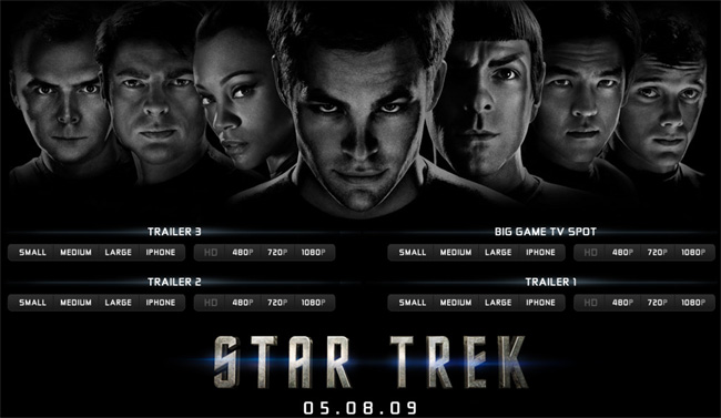 Star Trek in 2009 from director J.J. Abrams