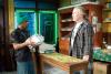 Ensemble member Jon Michael Hill (left) and Michael McKean in Superior Donuts from Tracy Letts