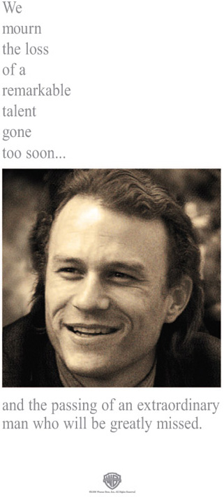 Heath Ledger tribute