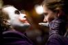 Heath Ledger (left) as the Joker in The Dark Knight