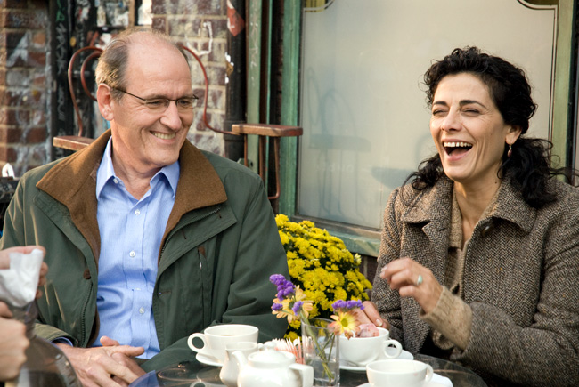 Richard Jenkins (left) and Hiam Abbass in The Visitor