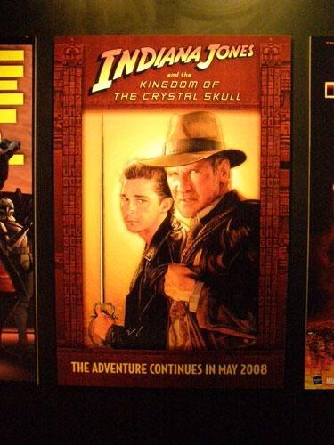 Second movie poster for Indiana Jones and the Kingdom of the Crystal Skull with Shia LaBeouf and Harrison Ford