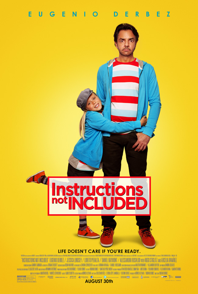 The movie poster for Instructions Not Included starring Eugenio Derbez
