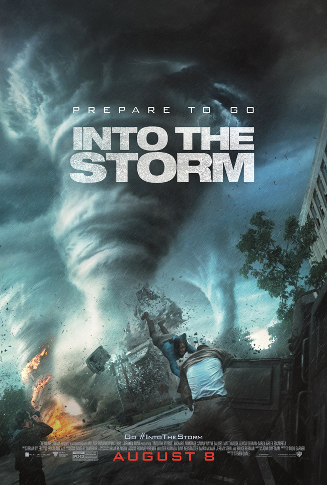 The movie poster for Into the Storm starring Richard Armitage