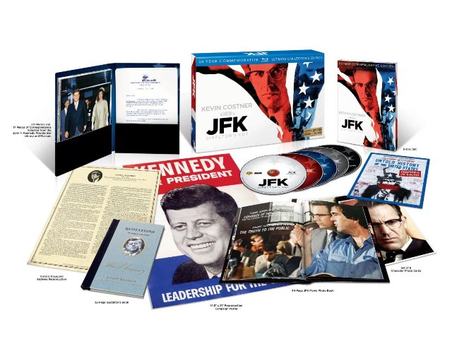 JFK was released on Blu-ray on November 12, 2013