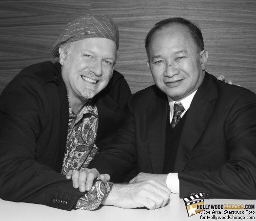 West Humbly Meets East: Patrick McDonald and John Woo in Chicago, October 9, 2009.