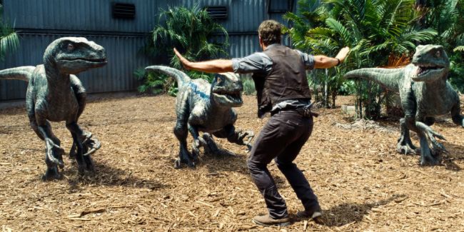 Chris Pratt in Jurassic World