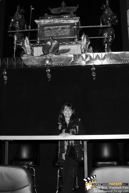 Karen Allen with a Familiar Prop at the Hollywood Palms Cinema in Naperville, September 25th, 2009