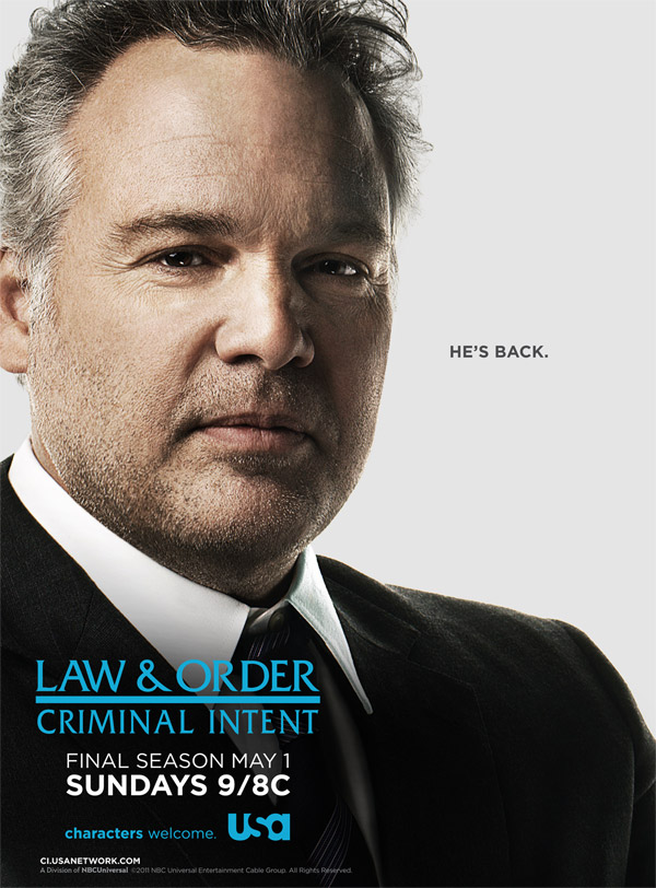 The final season of Law and Order: Criminal Intent on USA Network