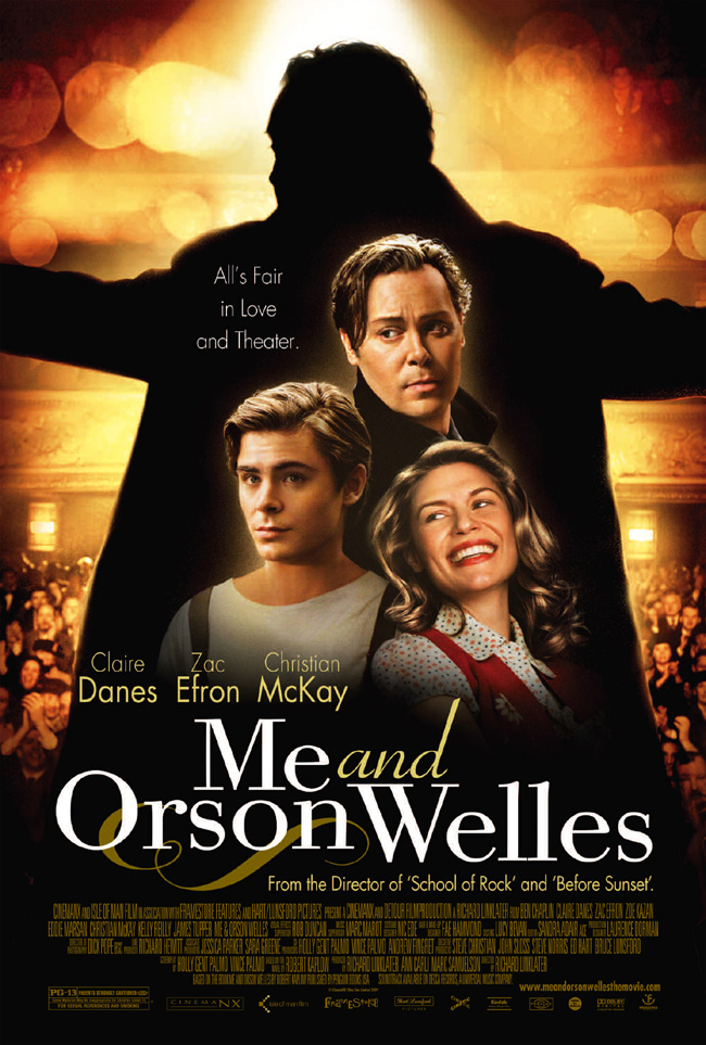 Me and Orson Welles stars Claire Danes and Zac Efron