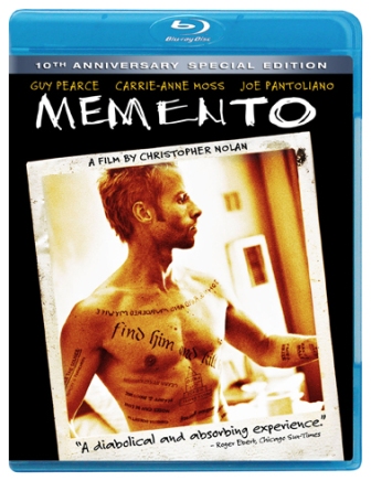 Memento: 10th Anniversary Special Edition was released on Blu-Ray on February 22nd, 2011