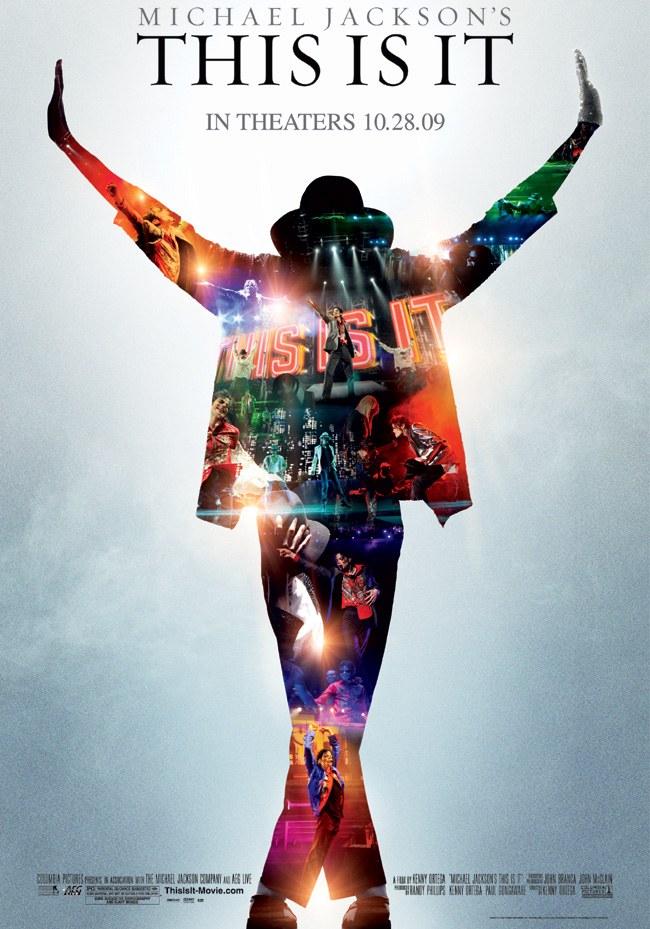 The poster for the Michael Jackson's This is It concert film