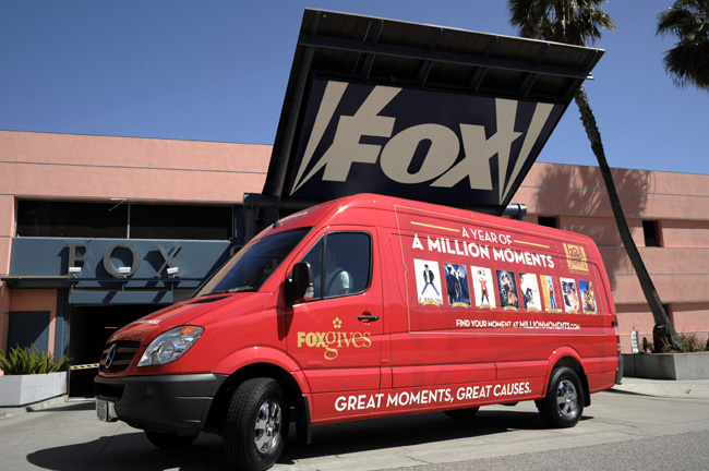 Fox's Million Moments van comes to Chicago on Oct. 29 and 30, 2011 at Kmart on 3443 W. Addison