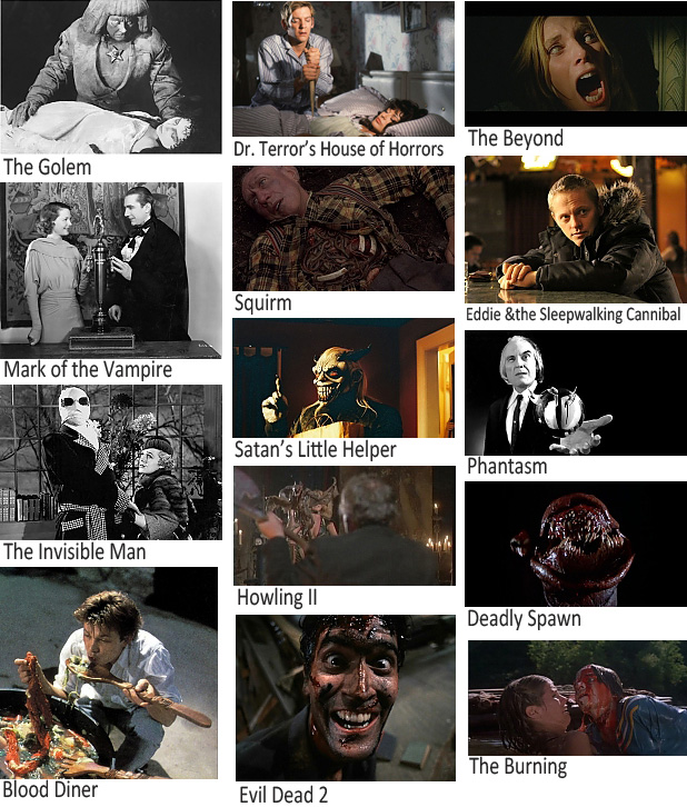 The 14 horror films in the 24-hour Music Box of Horrors