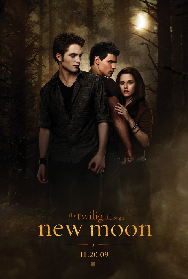 kristen stewart new moon poster. CHICAGO – The official poster