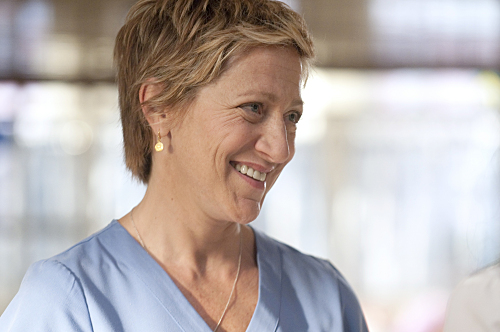 Edie Falco as Jackie Peyton in Nurse Jackie