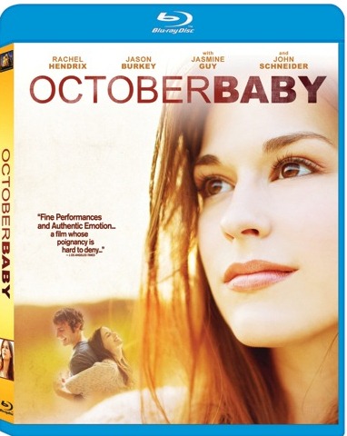 October Baby was released on Blu-ray and DVD on September 11, 2012