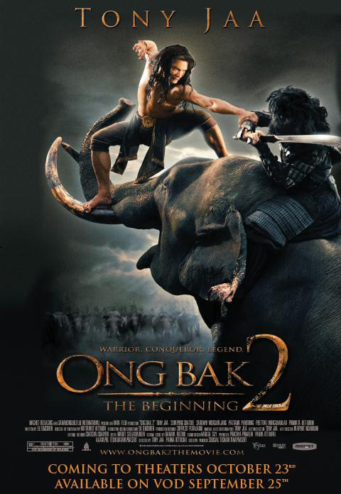 The Ong bak 2 movie poster starring Tony Jaa