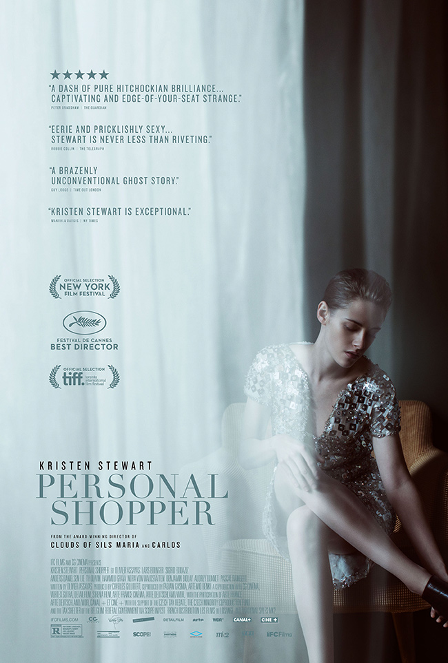 The movie poster for Personal Shopper starring Kristen Stewart