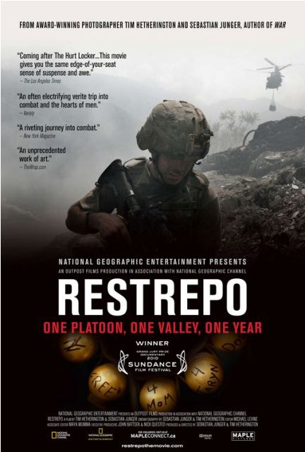 Restrepo was released on DVD on December 7th, 2010