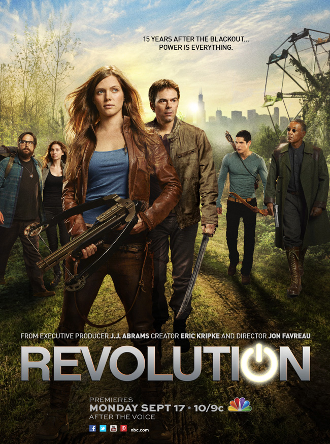 NBC's Revolution pilot premieres on Sept. 17, 2012 at 9 p.m. CST following The Voice