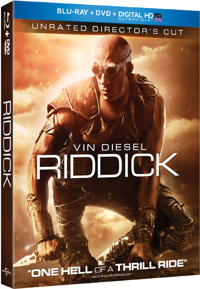 Riddick with Vin Diesel comes to Blu-ray and DVD combo pack on Jan. 18, 2014