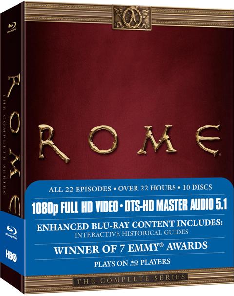 Rome: The Complete Series was released on DVD and Blu-Ray on November 17th, 2009.