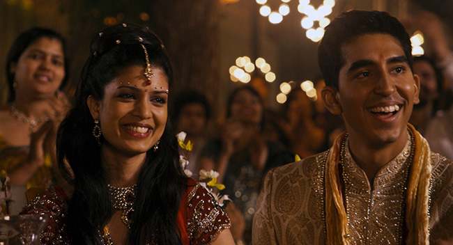 Tina Desai and Dev Patel in The Second Best Exotic Marigold Hotel