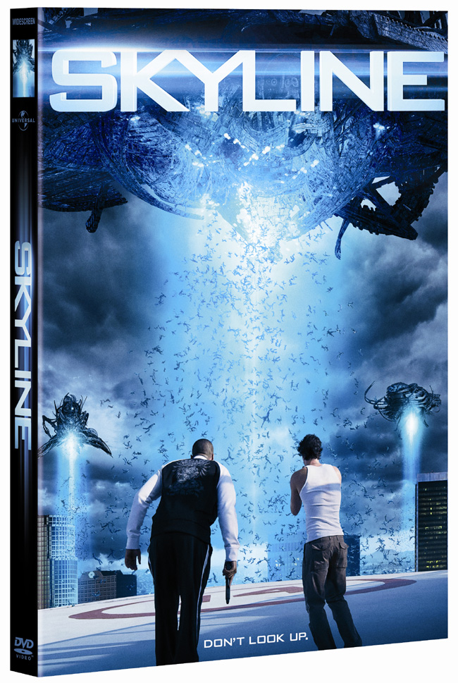 The movie poster for Skyline from the Chicago visual effects masters Colin Strause and Greg Strause